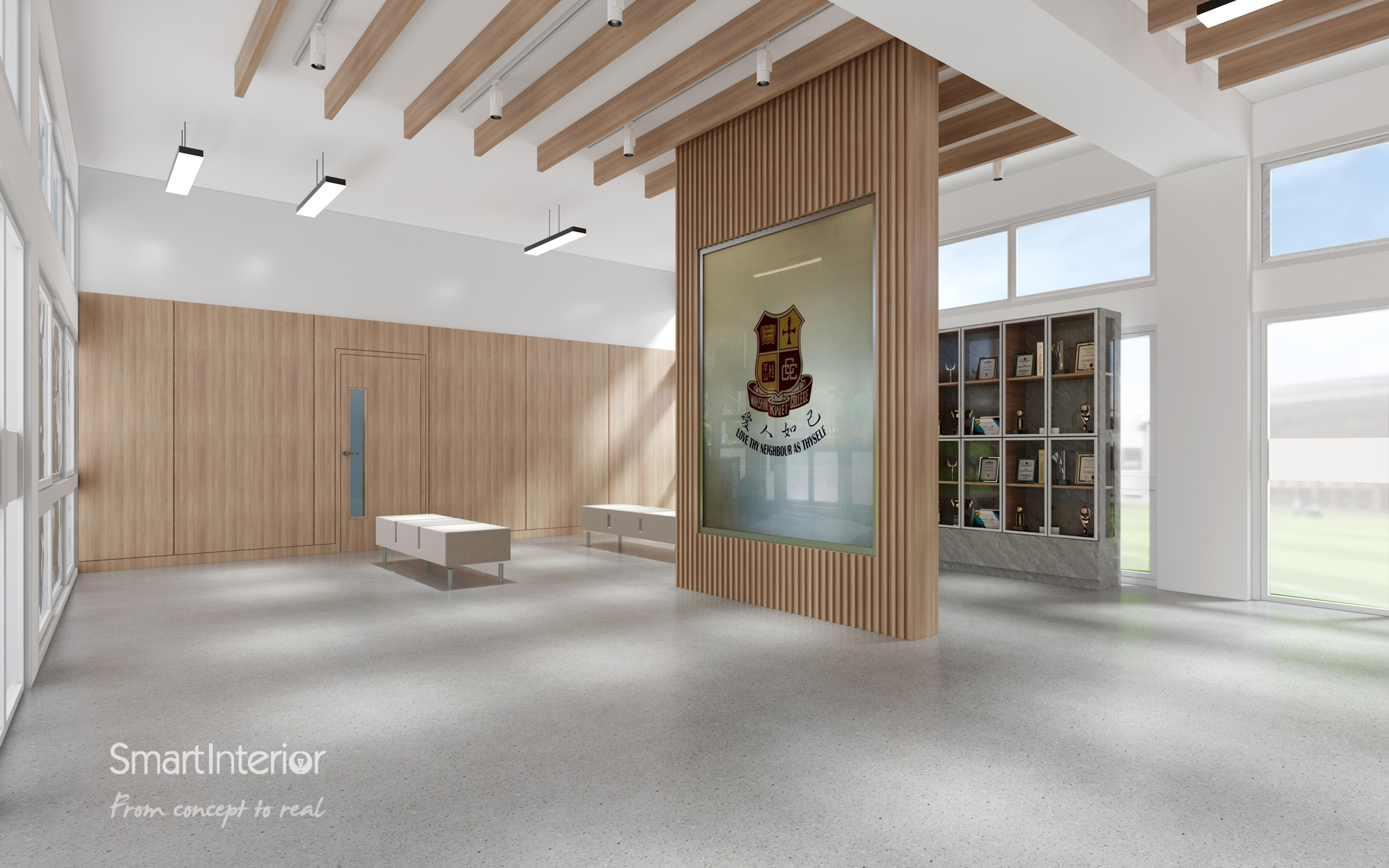 Josephine Kung - Smart Interior Limited - School Lobby Design